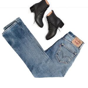 Levi’s 505’s High Rise Straight Fit Jeans 29 X 32